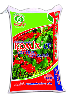 KOMIX CF bón thúc cây cà phê (6-4-6) - Phân Bón Komix - Công Ty Cổ Phần Thiên Sinh